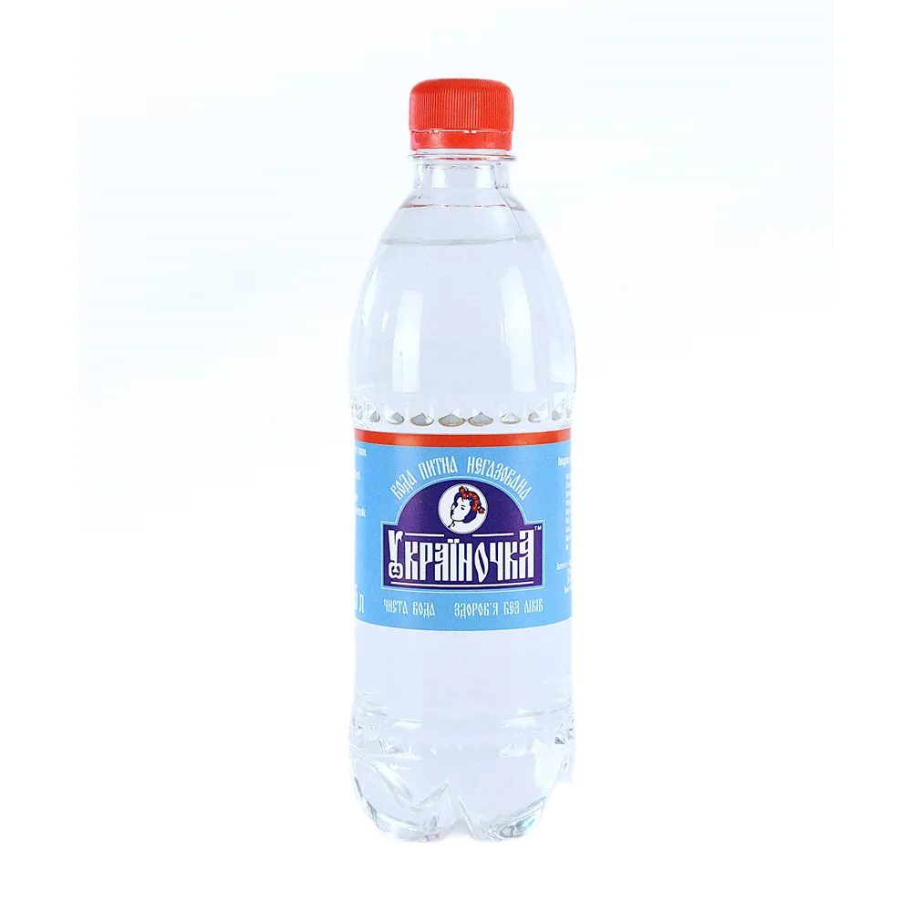 ukrayinochka-0.5l-1 «Україночка» вода питна негазована 0,5 л (упаковка 12 пляшок) - Зображення 1